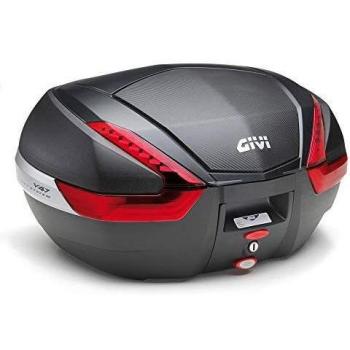 Givi - Maleta Negra de 47 litros con KITAPERTURA AUTOMÁTICA V47NNKL