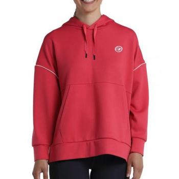 Sudadera Bullpadel Eluis Mujer con capucha, color rosa, talla M