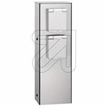 Columna de Toma de Corriente LCD 019, 2 Elementos, Acero Inoxidable, IP44