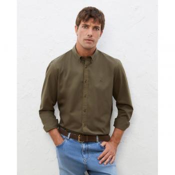 Camisa de manga larga lisa de hombre regular fit Lloyd's