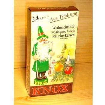 KNOX incienso conos, olor a humo velas Navidad Fragance, 24 pice en un paquete