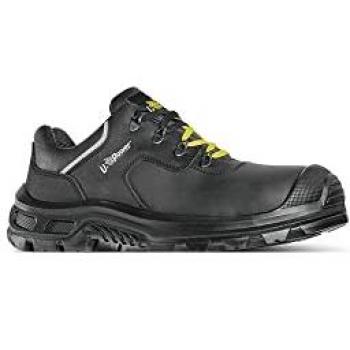 Zapato de seguridad U-Power Drax S3 CI SRC ESD, color negro, tamaño 43, hidrófugo, cumple con la norma ISO 20345