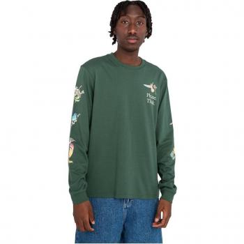 Camiseta Element x Smokey Bear Birds LS Verde