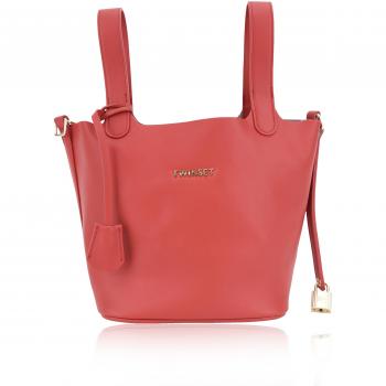 Twinset Red PU Shoulder Bag for Women, Size: ONE SIZE
