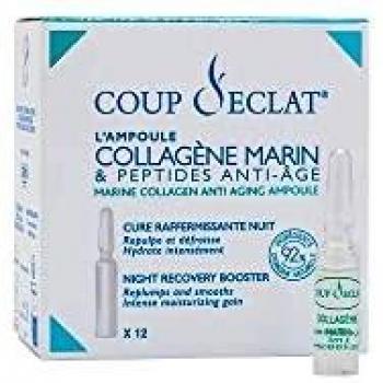 Coup d'Éclat Anti-Aging Marine Collagen & Peptides 12 Phials