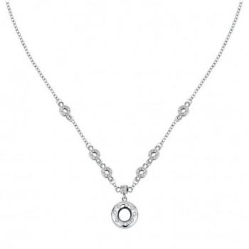 Collar Mujer Morellato SAVO04 - Collar de acero inoxidable, diseño elegante y moderno, con detalles en oro rosa, longitud ajustable, cierre de langosta
