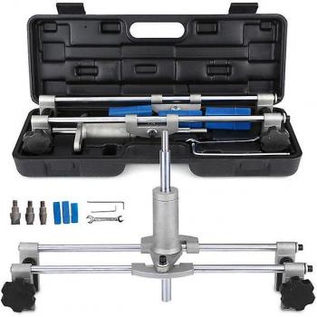 Kit de llave Allen para mortaja de 6 piezas con ajuste de puerta y cerradura, incluye plantilla y 3 cortadores