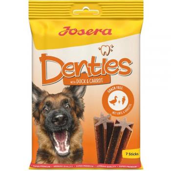 Josera Denties Duck and Carrot Dental Dog Snacks - 2 x 180 g Value Pack