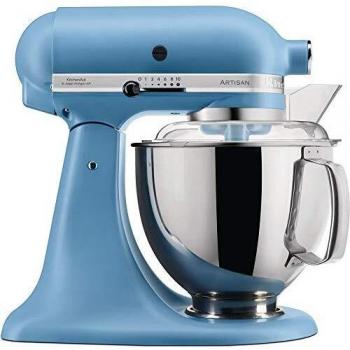 KitchenAid Artisan - 5KSM175PSEVB - Robot de cocina de 4,8 L con equipamiento profesional y accesorios adicionales - color Velvet Blue