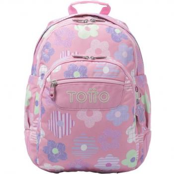 Mochila Escolar Totto Rayol Rosa - Margaly