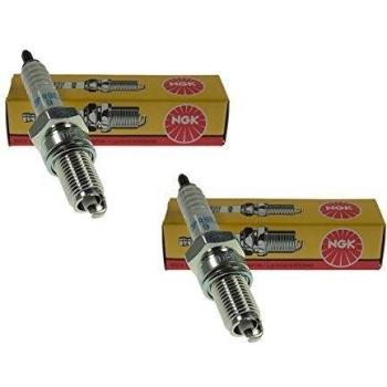 Zündkerzen Set NGK - 2x DPR8EA-9 für Cagiva Elefant/Grand Canyon/Ducati Monster/MH/Honda VT/NT/XRV/XLV/Suzuki GS/VS/VZ/Triumph Speedmaster/America/Bonneville/Thruxton/Scrambler/Yamaha XTZ/TDM/TRX/XV
