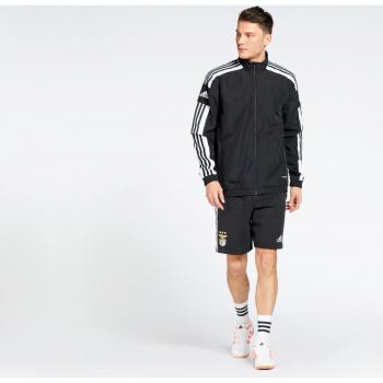 Chaqueta de fútbol adidas Squadra 21 para hombre, color negro y blanco
