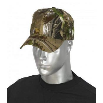 Gorra Barbaric Camo Marrón Talla Única Regulable con Velcro + Regalo Mosquetón de 5cm para Hombre, Ideal para Caza y Pesca