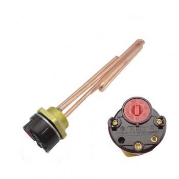 MISOL 3000W G1.25(BSP,DN32) 220V Electrical immersion element booster, with thermostat, booster for water heater
