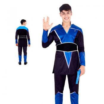 Disfraz de Astronauta azul y negro para hombre