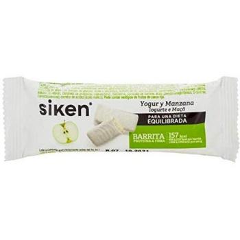 Siken barrita sustitutiva - Sustitutivo comida, Sabor Yogur y manzana, 40 g, 123 Kcal/barrita, 2 barrita sustituyen 1 comida, 170 Kcal/barrita, Ayuda a controlar tu peso