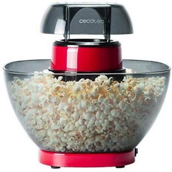 Cecotec Máquina de Hacer Palomitas Fun&Taste P'Corn Easy. 1200 W, Sistema de inyección de Aire, Tazón extraíble, Tapa Antiadherente y extraíble, Diseño Compacto