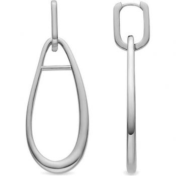 Pendientes Africa de Luxenter acabados en rodio