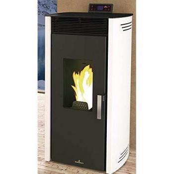 Termoestufa de Pellet Marfil 16 kW Modelo NOA-H-MF BRONPI