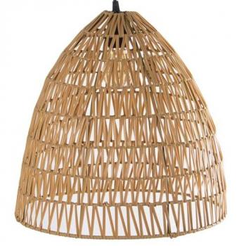 Lámpara de Techo Alexandra House Living Marrón Natural Ratán Fibra Natural 60 W 38 x 146 x 38 cm
