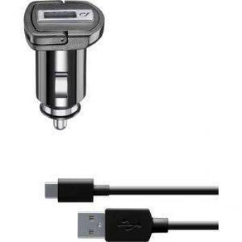 Cellulare - Cavo Accendisigari Cellular Line Kit caricabatterie per auto 10W USB-C nero
