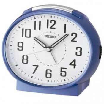 Reloj-Despertador Seiko QHK059L Azul, con diseño moderno, pantalla digital, función de alarma, luz de fondo LED y sistema de snooze