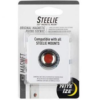 Soporte Magnético para Teléfono Nite Ize Steelie - Conector Imantado Adicional para Sistemas de Montaje en Auto