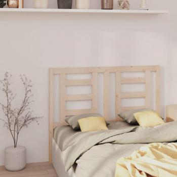 Cabecero de cama 156x4x100 cm madera maciza de pino