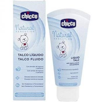 Chicco Natural Sensation - Talco líquido, 100 ml