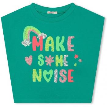 Billieblush - Camiseta de niña de manga corta con escote redondo y mensaje frontal