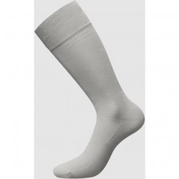 Calcetines cortos de hombre de hilo de Escocia color perla