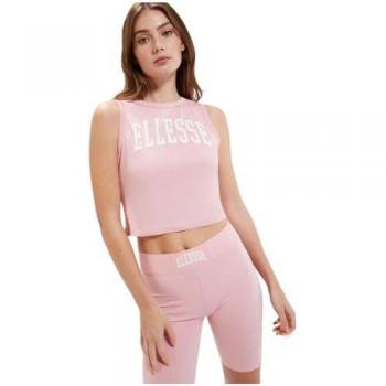 Camiseta deportiva Ellesse Fliss Bra Top Rosa claro, sintético, talla S, para mujer