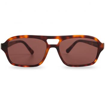 Messy Weekend BURT Carey Marrón Gafas de Sol para Hombre Tortoiseshell