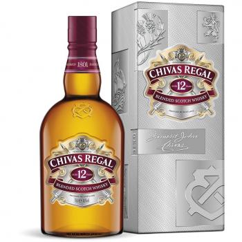 Whisky Escocés de Mezcla Chivas Regal 12 Años 40% 700 ml