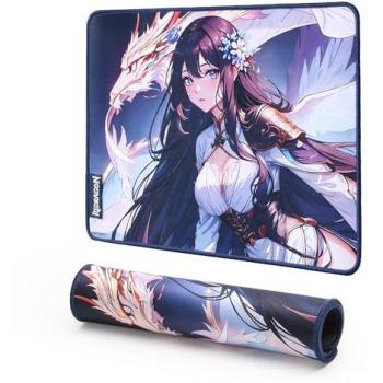 Redragon P046 Anime Gaming Mouse Pad - Smooth Lycra Surface, Anti-Slip Rubber Base, Spill-Resistant, Durable 5mm Thick