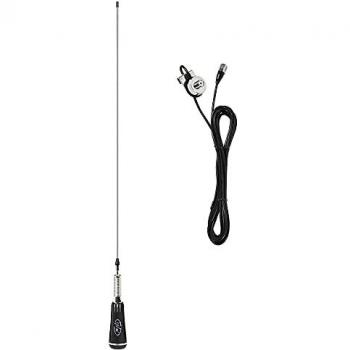 Antena CB PNI-L2000-T941 con soporte de montaje T941, potencia 500W, frecuencia 26-28MHz, longitud 90 cm y LED 2000
