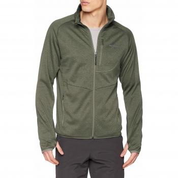 Columbia Drammen Point Polar con Cremallera Completa, Hombre, Verde