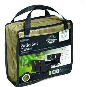 Gardman 35820 - Funda para juego de comedor rectangular, color beige