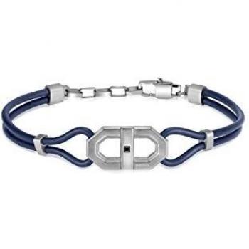 Pulsera Hombre Breil ALHAMBRA - Joyería y Bisutería, diseño moderno, material de acero inoxidable, cierre de seguridad, detalles en cerámica negra, ajustable a diferentes tamaños