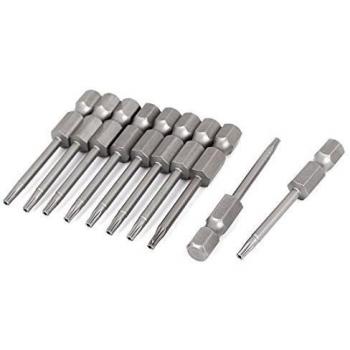 Sourcingmap a16032100ux1323 Destornillador Tornillos Torx de Seguridad, Set de 10 Piezas