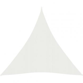 Toldo de vela HDPE blanco 160 g/m² 4x5x5 m