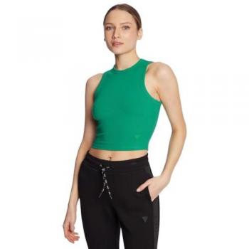 Camiseta Sin Mangas Guess Edie Negra Slim Fit para Mujer