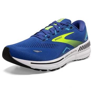 Zapatillas de running Brooks Adrenaline GTS 23, color azul y amarillo, talla 44 EUR