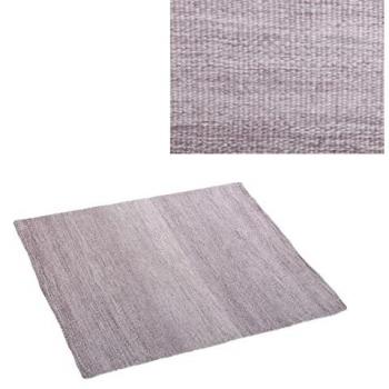 Alfombra de Exterior Goa Gris Piedra PET 120 x 180 cm - Fácil Limpieza - Resistente al Agua - Reciclable