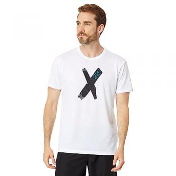 Camiseta de Manga Corta 2xu Contender Blanco XL Hombre