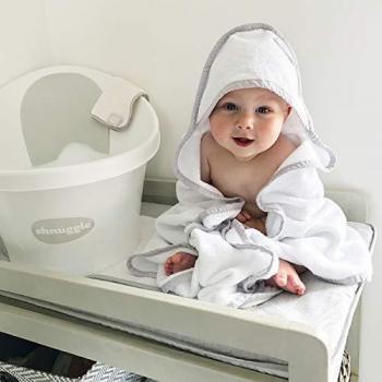 Shnuggle SHN001 – Capazo con capucha – toalla de baño