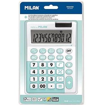 Blíster 1 calculadora 12 dígitos Turquesa, Edición +