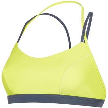 Speedo Ultra Fizz Crop Top Traje de baño, Mujer, Verde y Negro, XS