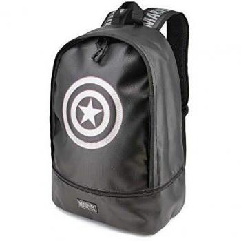 KARACTERMANIA 37808 Capitán América - Mochila Urban, Negro