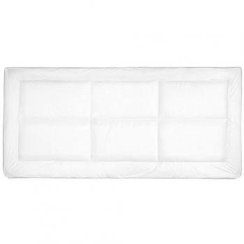Colchón Topper Individual 90 x 200 cm Mulhacen de Algodón Japara y Microfibra, Color Blanco